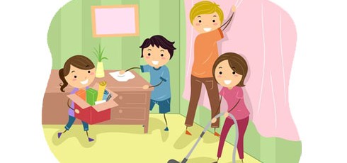 Faire le ménage avec les enfants: a partir de quel moment peuvent-ils  commencer à aider ?