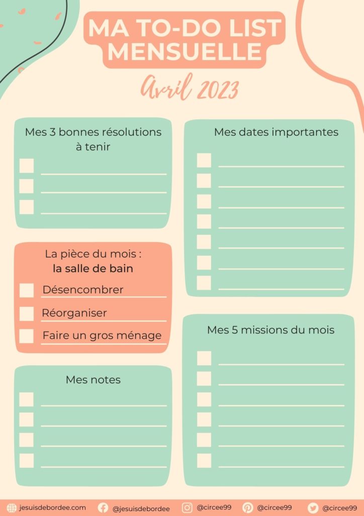 to-do list avril 2023