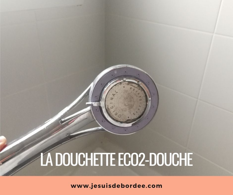 Economiser de l'eau avec la douchette Eco2-Douche - Je suis débordée