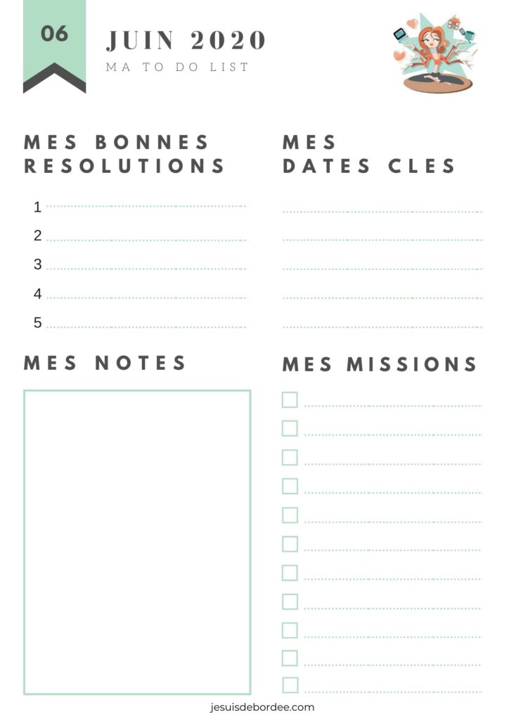To-do list-juin-2020