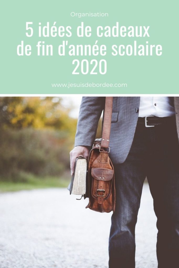 cadeaux de fin d'année scolaire