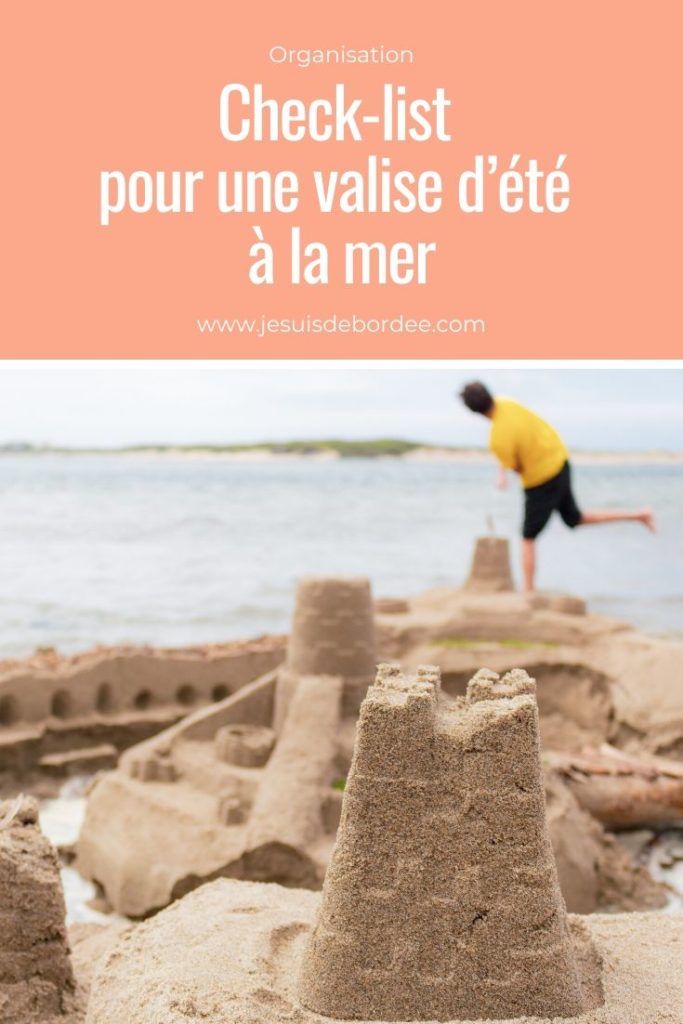 check-list pour une valise d'été à la mer