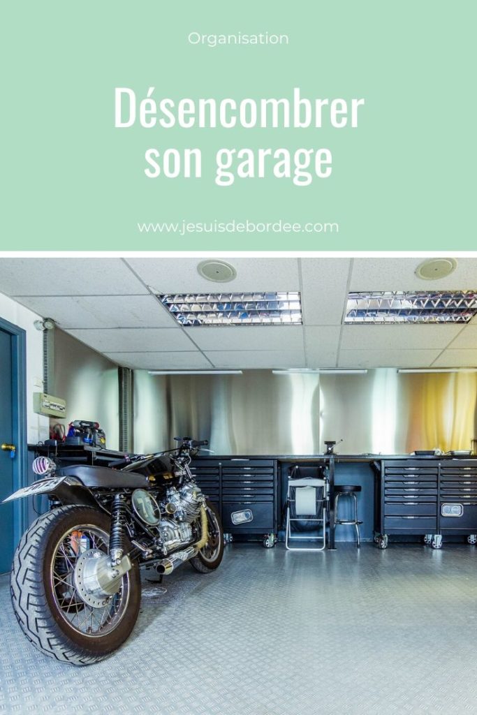 désencombrer son garage