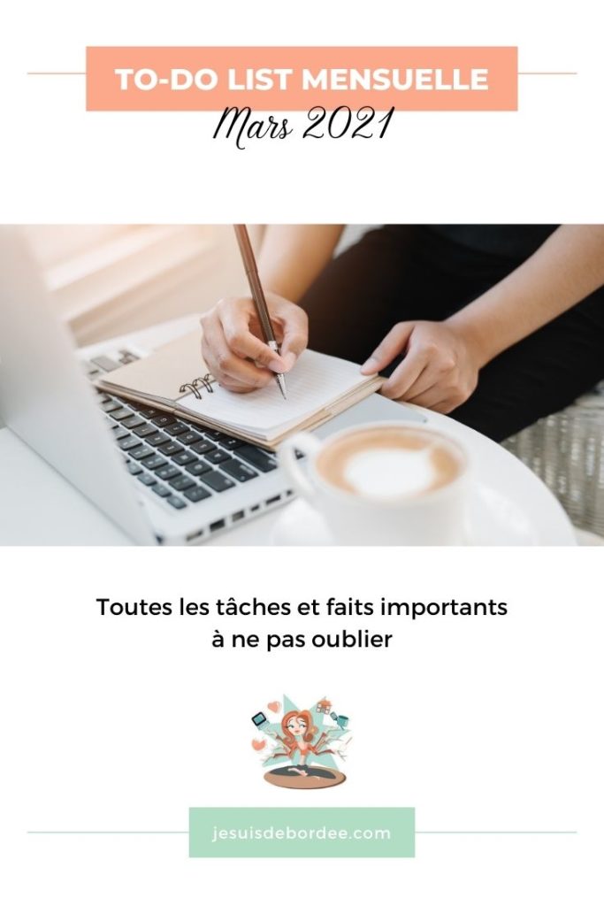 to-do list mars 2021