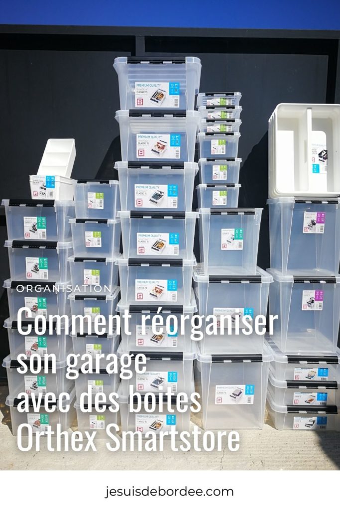Comment réorganiser son garage avec des boites Orthex Smartstore