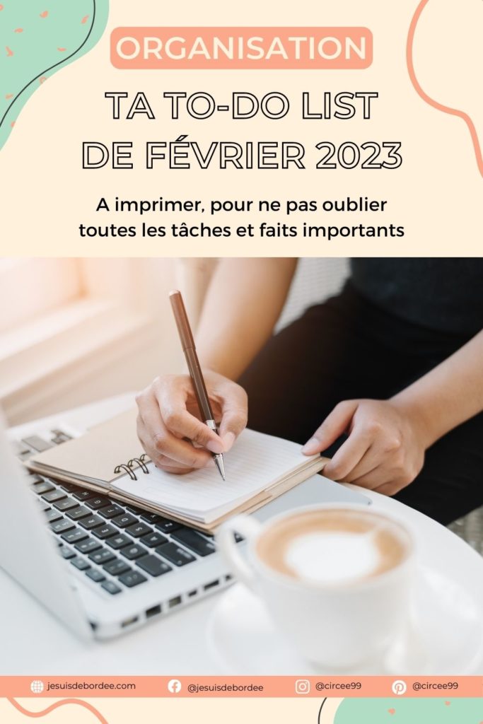 To-do list février 2023