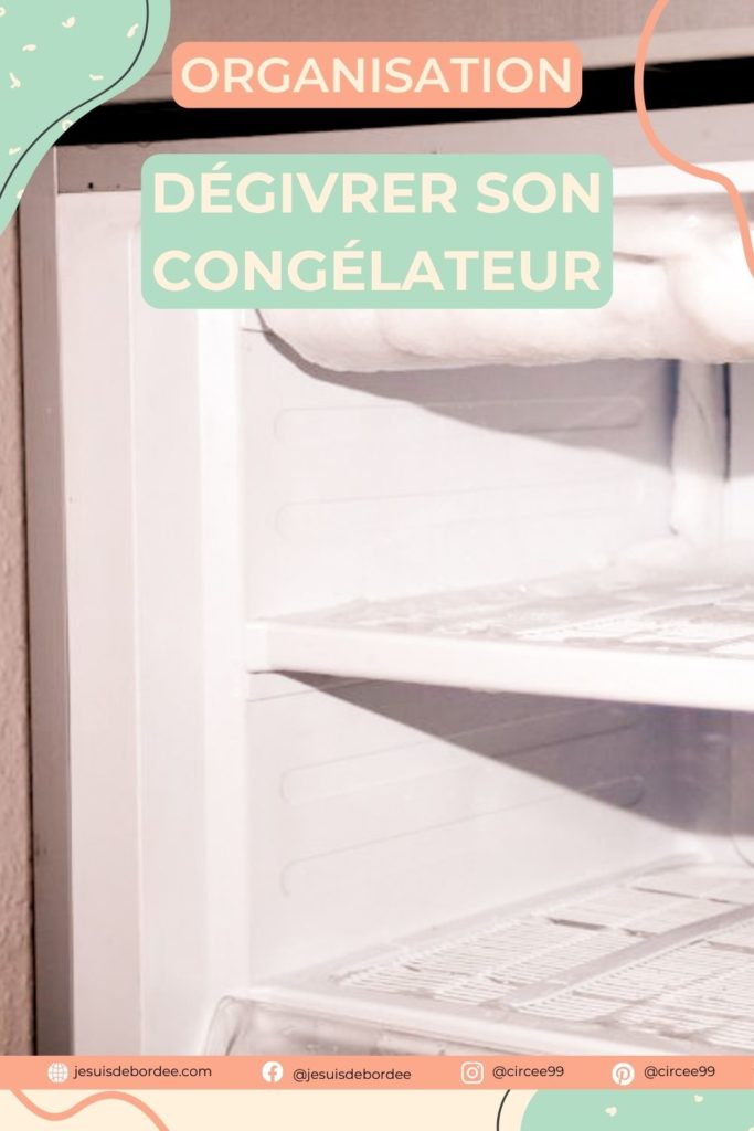 dégivrer congélateur