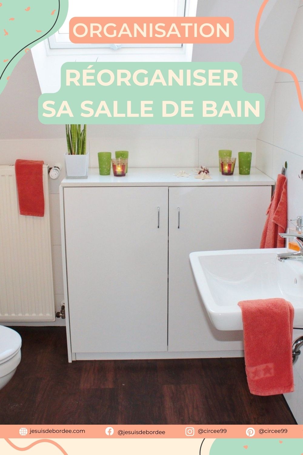 Organiser ses tiroirs de salle de bains