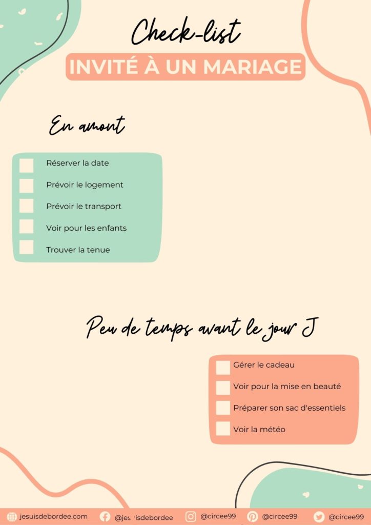 check-list à imprimer