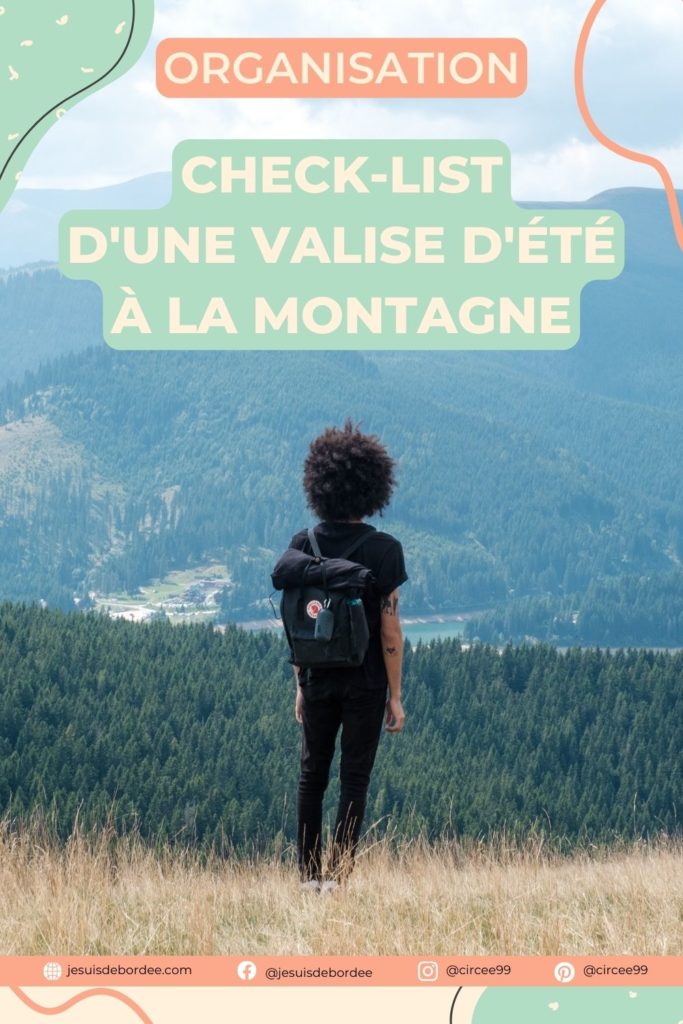 check-list pour une valise d’été à la montagne