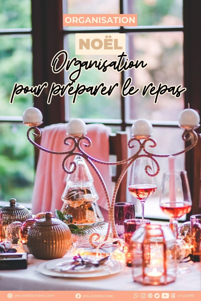préparer repas Noël organisation
