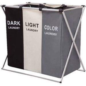 panier linge triple
