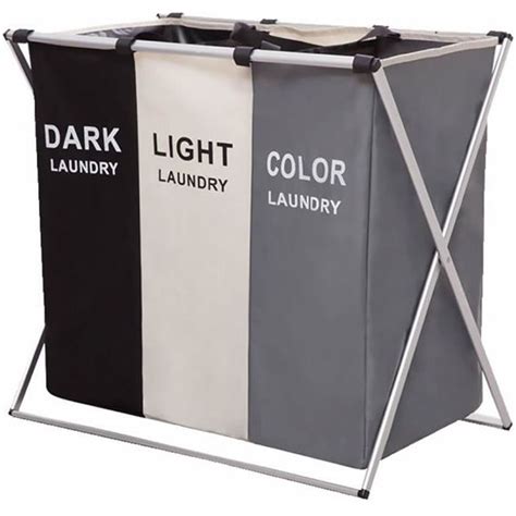 panier linge triple