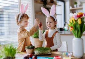 préparation Pâques enfant