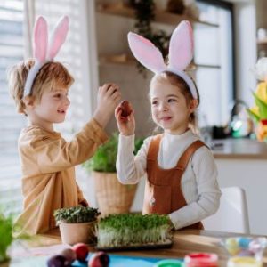 préparation Pâques enfant