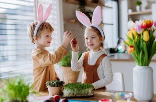 préparation Pâques enfant