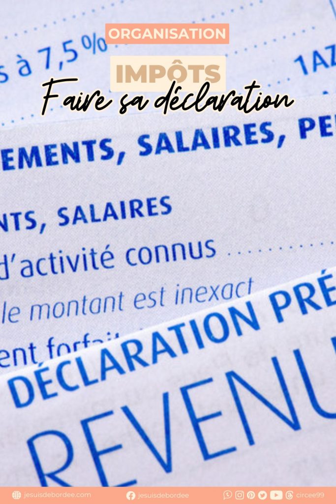 déclaration impôts