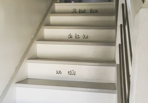 décorer des escaliers avec des stickers