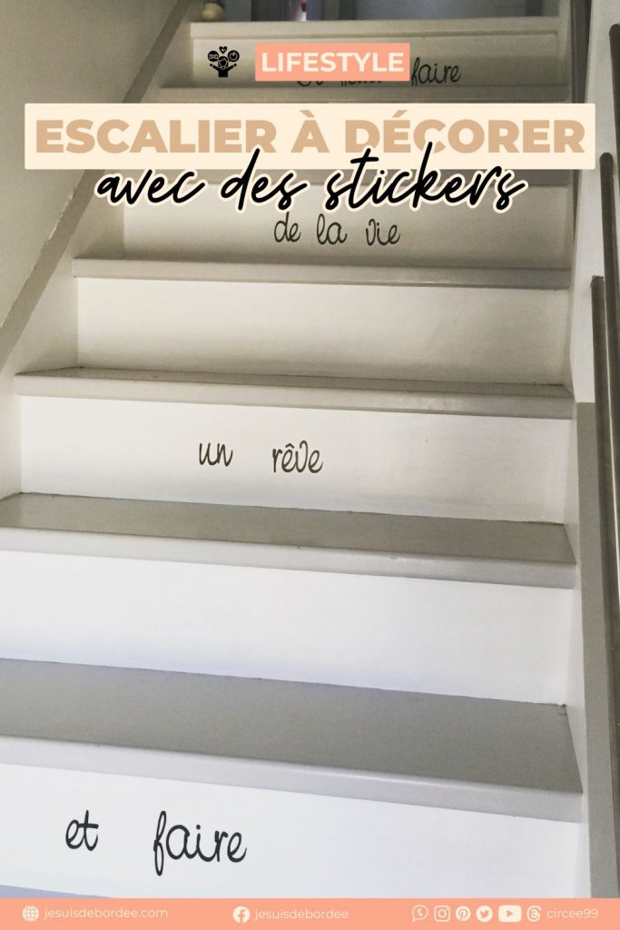 stickers escalier décorer décoration déco