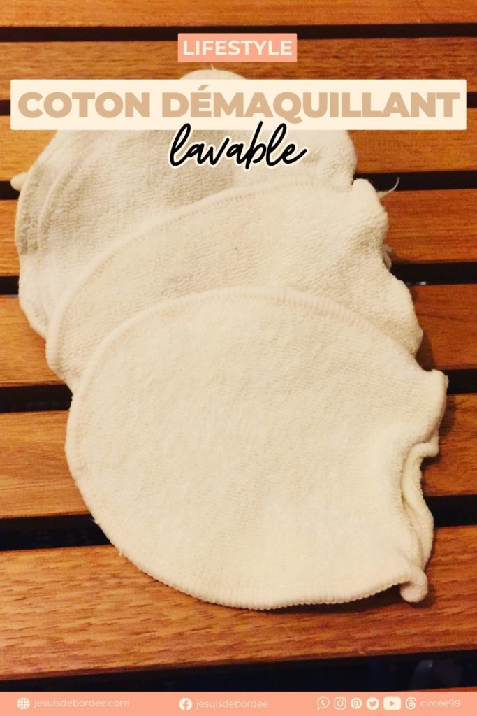 coton démaquillant lavable
