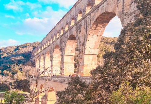 Visite au Pont du Gard