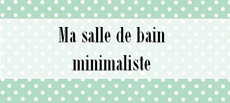 salle de bain minimaliste