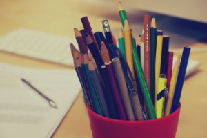 pot crayon
