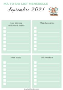 to-do list septembre 2021