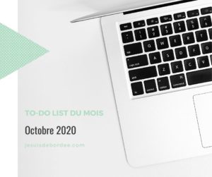 to-do list d'octobre
