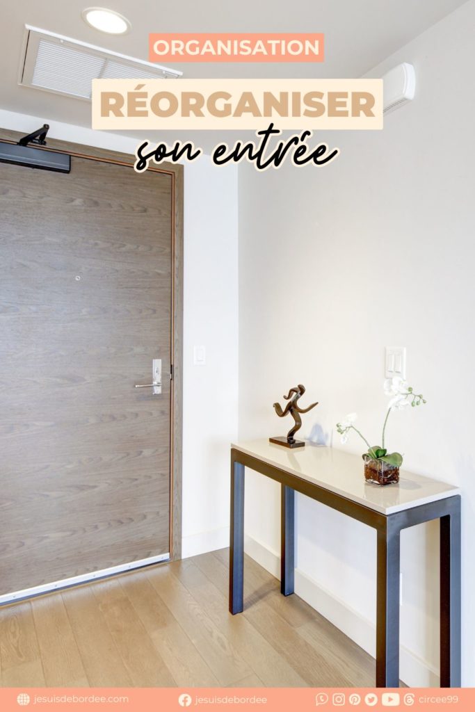 réorganiser entrée