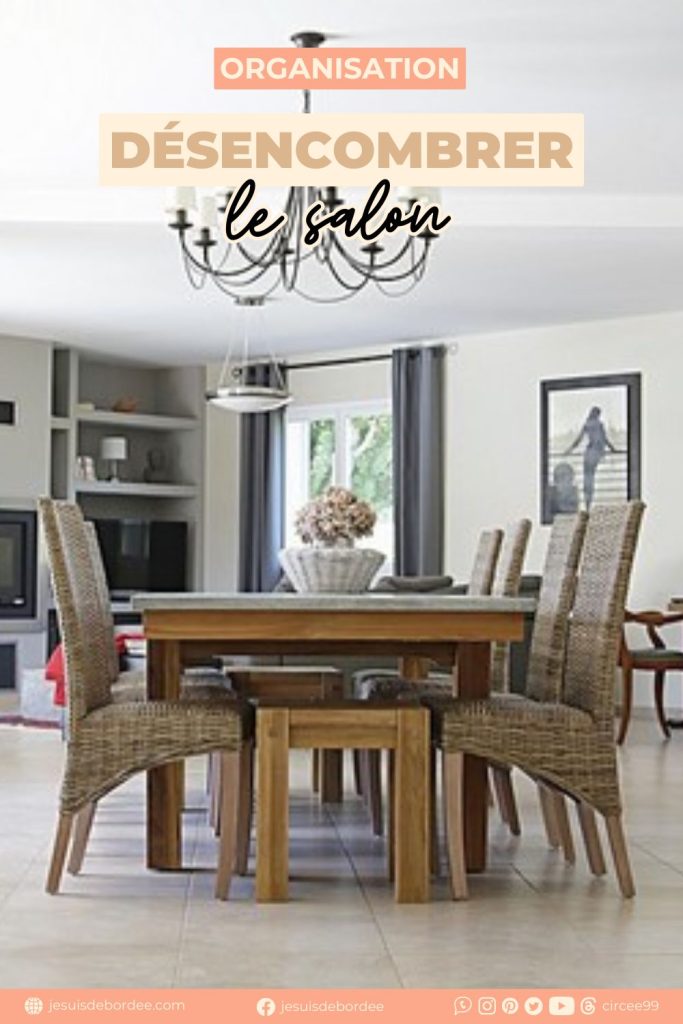 désencombrer salon désencombrement rangement