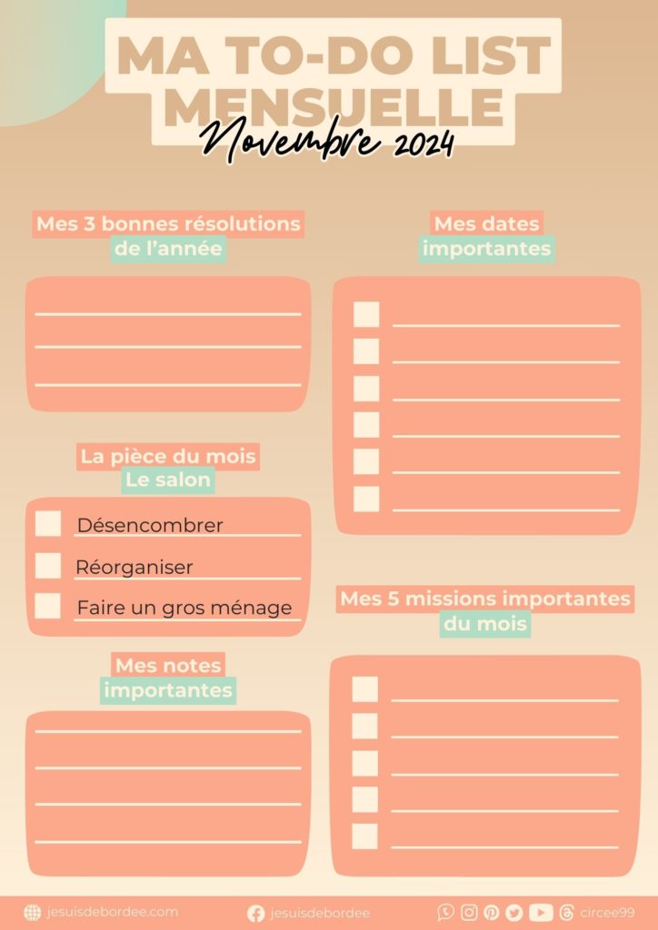 to do list novembre 2024