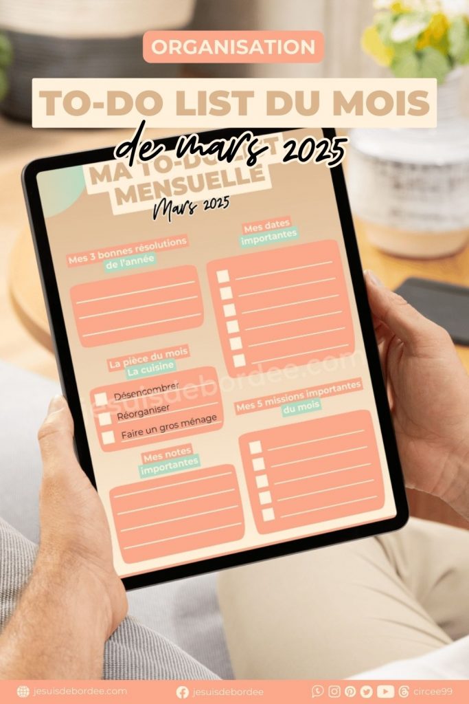 to do list mars 2025