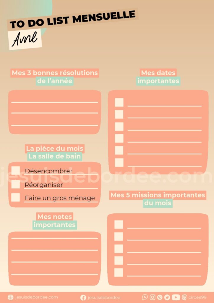 Je suis débordée