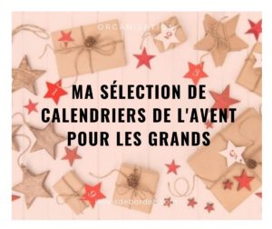 calendrier de l'avent pour les grands