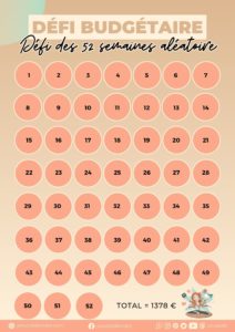 tracker defi 52 semaines aleatoire