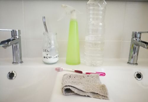 routine ménage salle de bain