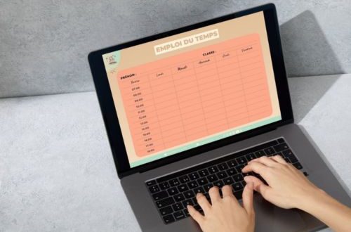 emploi du temps à imprimer