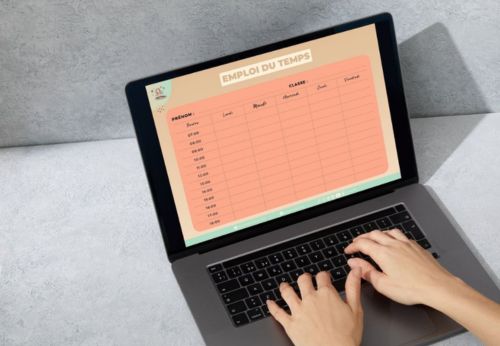 emploi du temps à imprimer