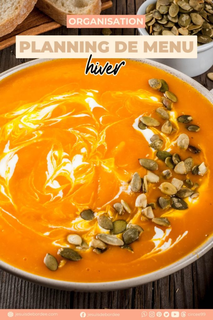 planning menu hiver organisation cuisine