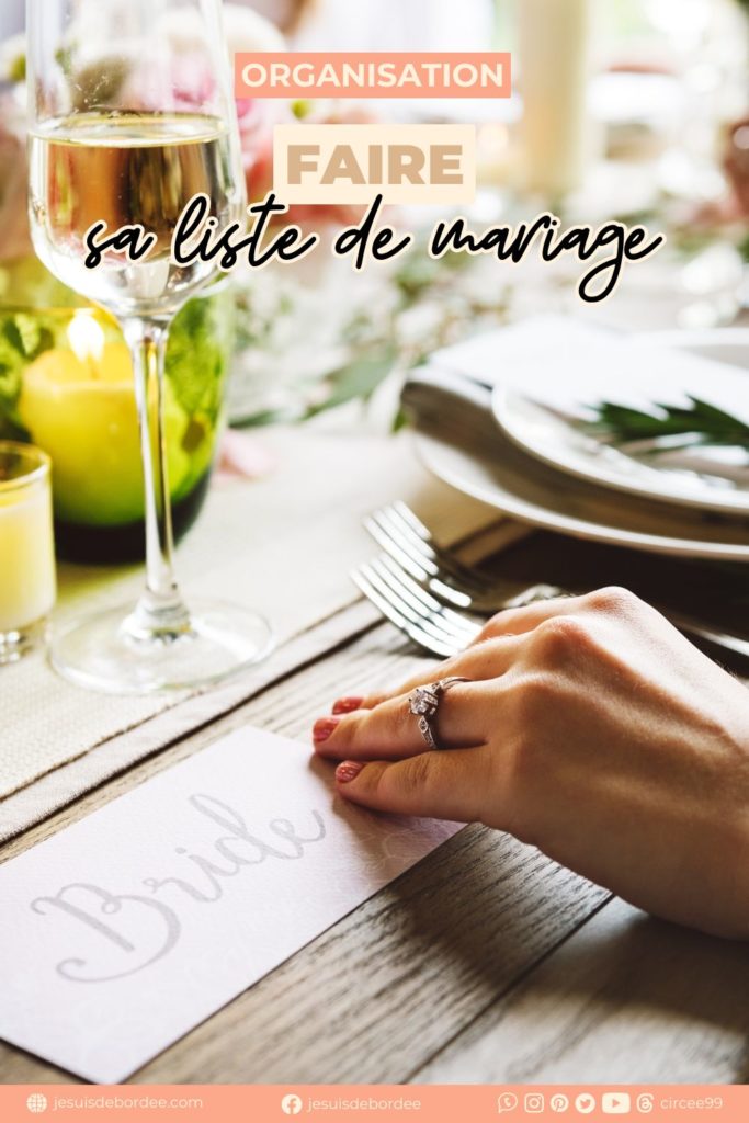 liste de mariage