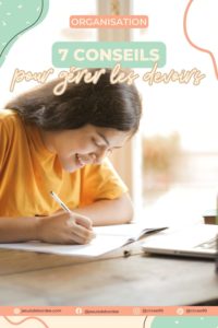 gérer les devoirs