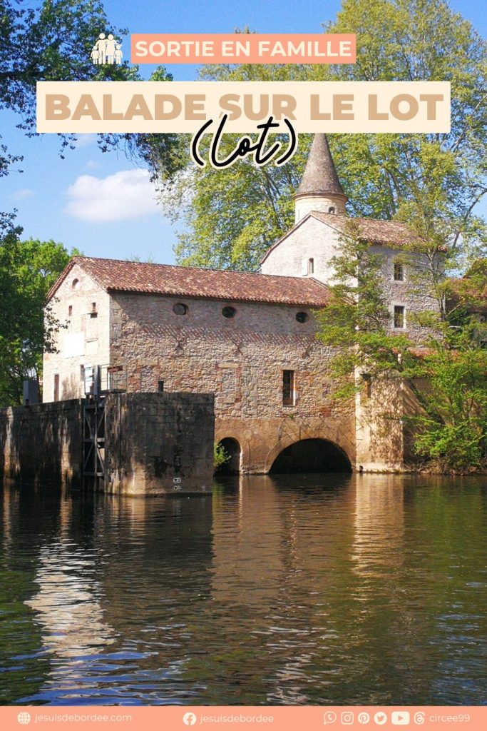 balade en bateau sur le lot