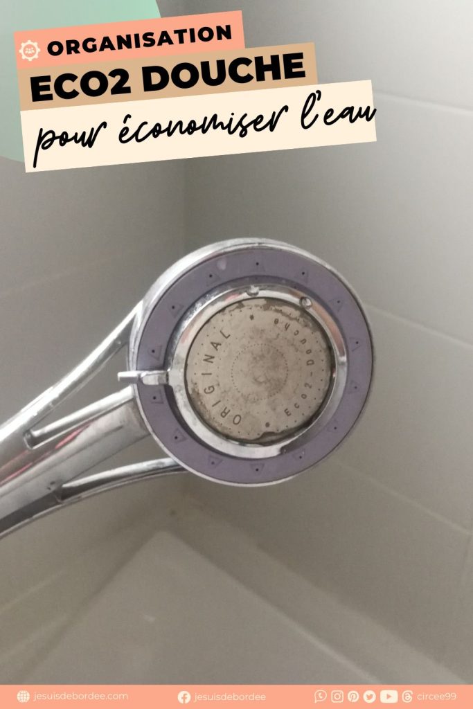 douchette eco2 douche économie eau économiser
