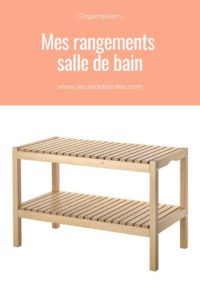 rangements salle de bain