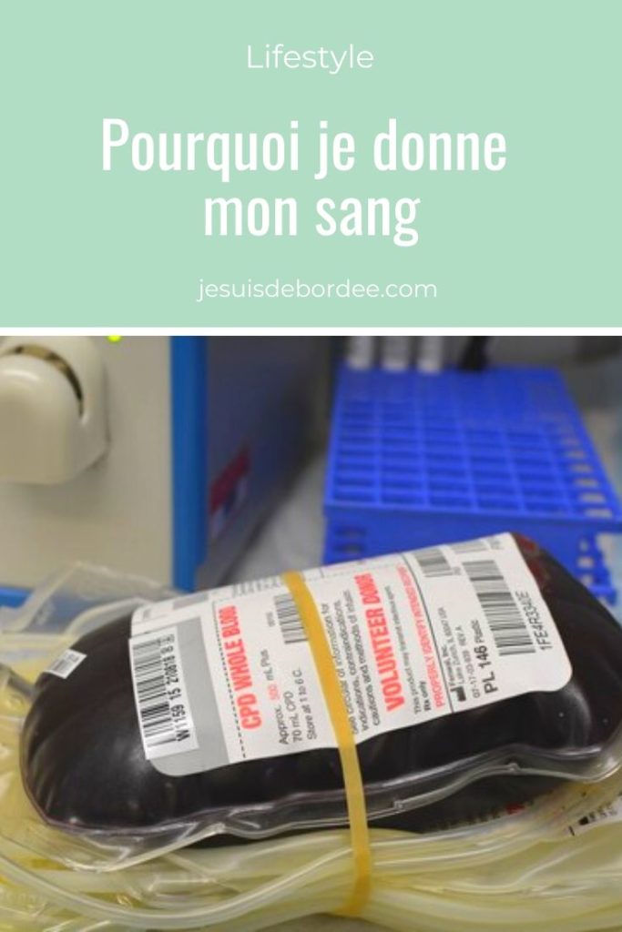 je donne mon sang