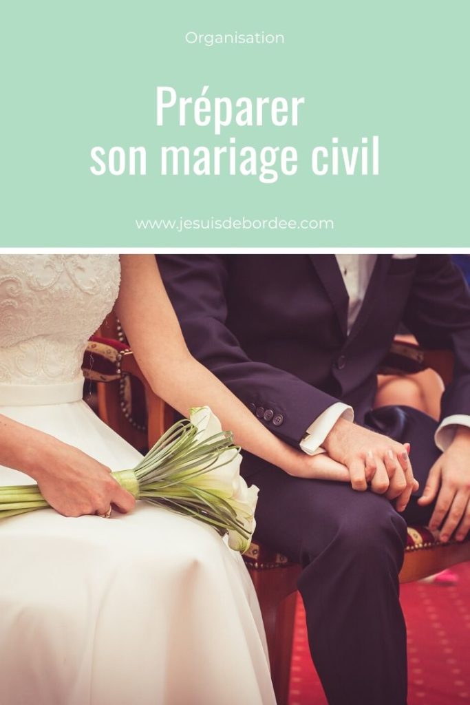 préparer son mariage civil