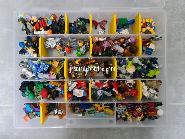 personnage lego trié rangé rangement