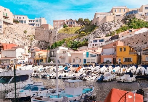 Le vallon des auffes à Marseille