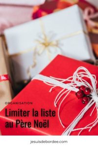 limiter la liste au Père Noël